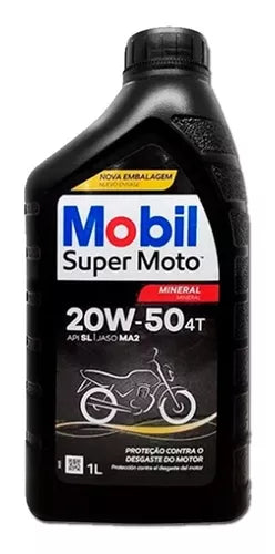 Oleo Mobil 20w50 Litro Mobil Super Moto 20w/50